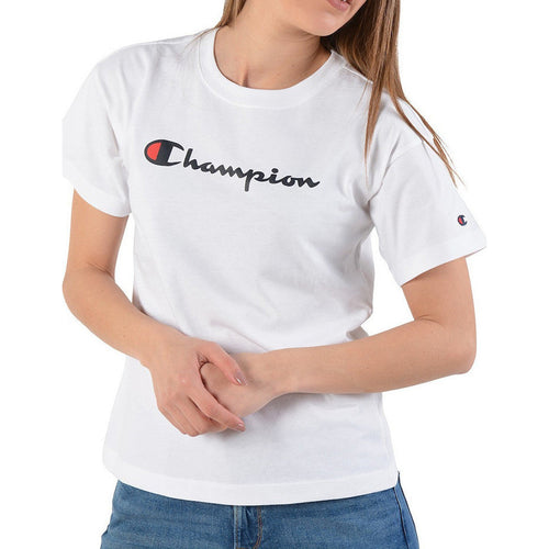 T-Shirt Champion Crewneck - Blanc