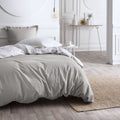 Percale Permanent Premium - Parure De Lit Bicolore Percale - Craie