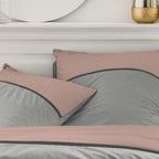 Percale Permanent Premium - Juego De Cama Tricolor Percal - Rosa Del Desierto
