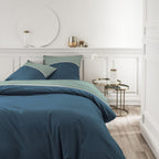 Percale Permanent Premium - Juego De Cama Tricolor Percal - Celadón