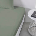 Percale Permanent Premium - Sábana Bajera Percal - Salvia