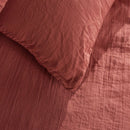 Parure De Lit - Gaze De Coton  - Terracotta