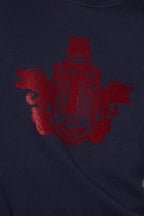 Sweatshirt Eddie Blason Bordeaux Fabriqué Au Portugal