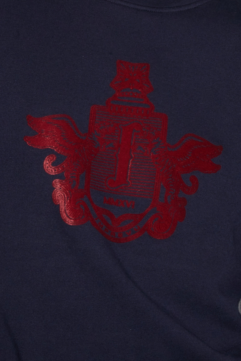 Sweatshirt Eddie Blason Bordeaux Fabriqué Au Portugal