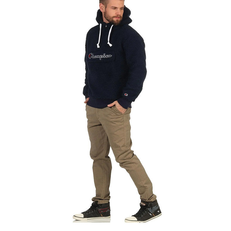 Sweat À Capuche Champion Half Zip Top - Bleu Marine