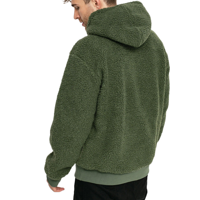 Sweat À Capuche Champion Half Zip Top - Kaki