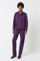 Hall Vaqueros color block - PURPLE denim