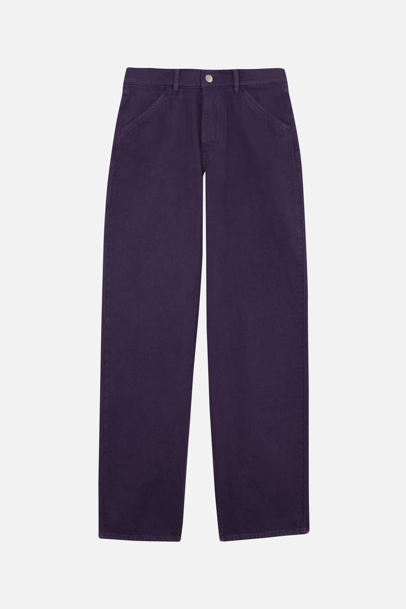 Hall Vaqueros color block - PURPLE denim