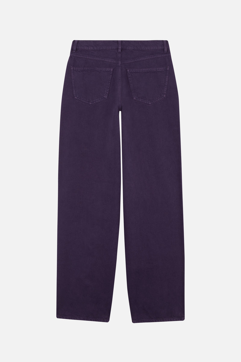 Hall Vaqueros color block - PURPLE denim