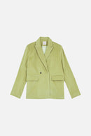 Tempo Velvet Jacket LIME GREEN