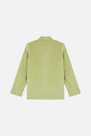 Tempo Velvet Jacket LIME GREEN