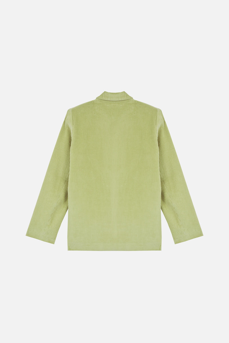 Tempo Velvet Jacket LIME GREEN