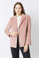 Tempo Velvet Jacket LIME GREEN