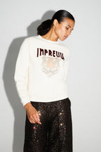 Le Sweatshirt Eddie Broderie Leo Black