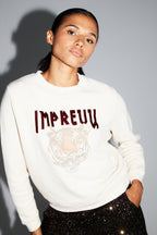 Le Sweatshirt Eddie Broderie Leo Black