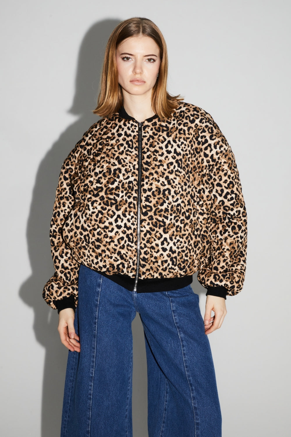Bomber Nikky Trapuntato Léo Made In Italy - Nero