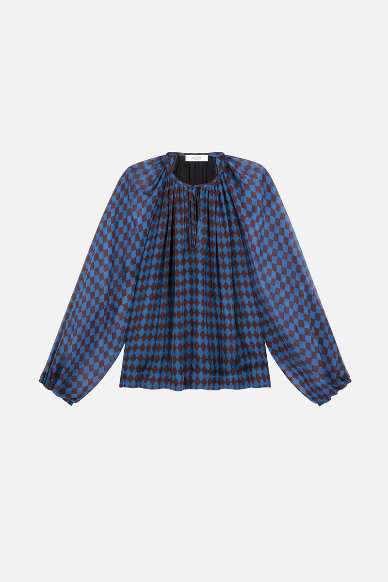 Twins Monaco blouses - ROY BLUE print