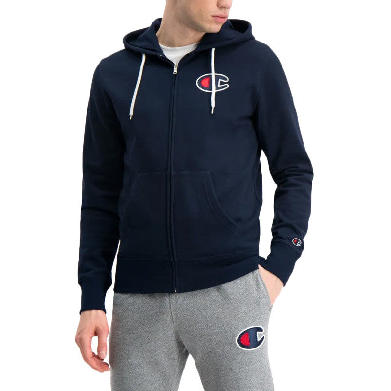 Sweat À Capuche Champion - Bleu