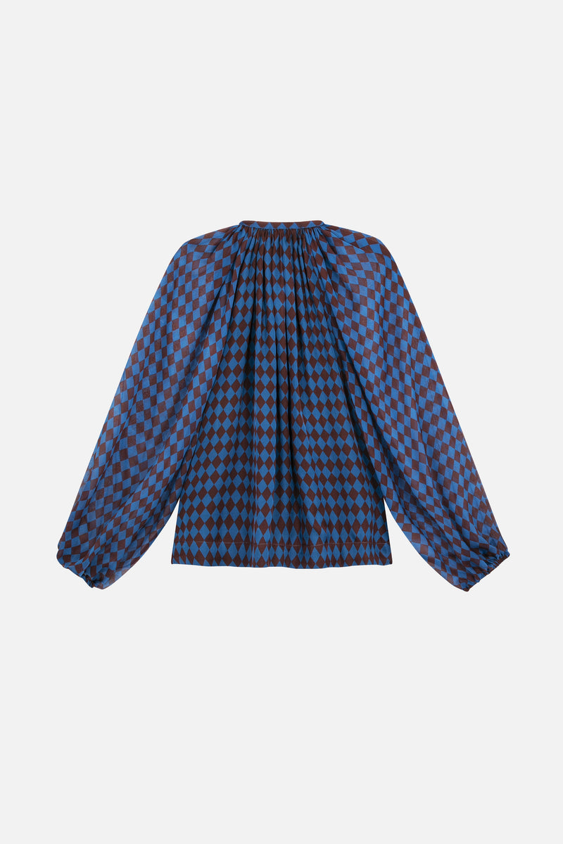 Twins Monaco blouses - ROY BLUE print
