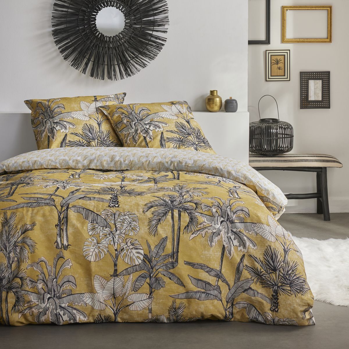 Sunshine - Bed Linen Set Pattern 0.15 - Ochre