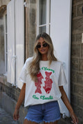 T-Shirt Imprimé Mony - Blanc