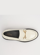 Mocassins Come Vernis - Ecru