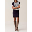 Short Wool Skirt Elasticated Waist
