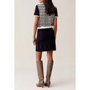 Short Wool Skirt Elasticated Waist