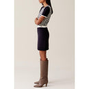 Short Wool Skirt Elasticated Waist