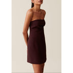 Robe Courte Bustier Cappucino
