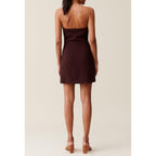Cappucino Short Strapless Dress