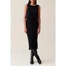 Robe 7/8Ème Col Rond Élastiquée