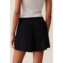 Claudie Pierlot - Jupe-Short Portefeuille Boutonnée