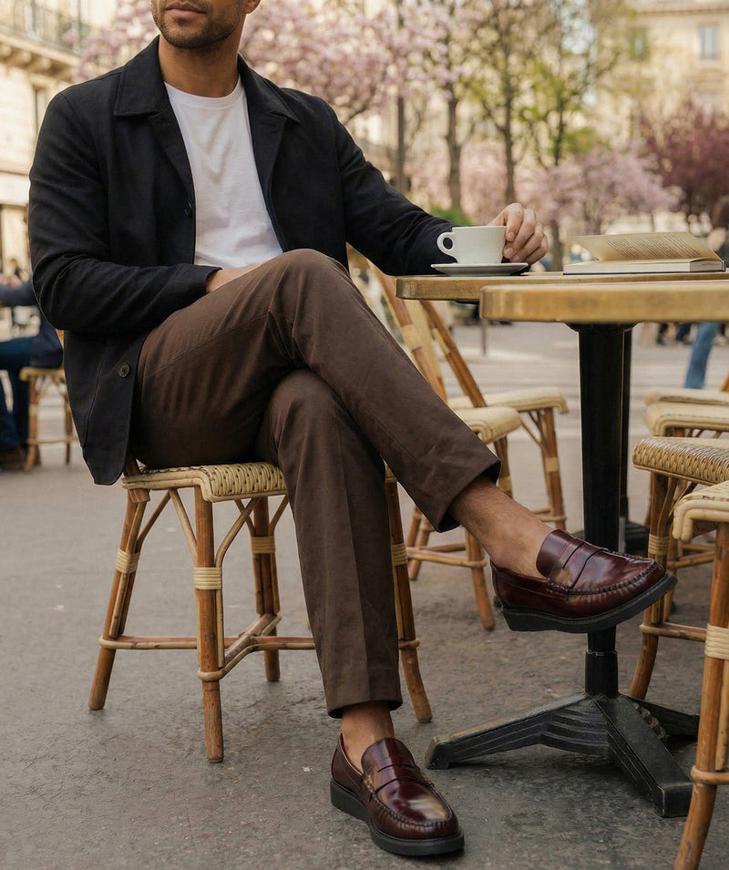 Mocassins Eduardo - Bordeaux