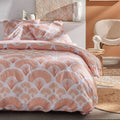 Sunshine - Parure De Lit Motif 17.19 - Terracotta