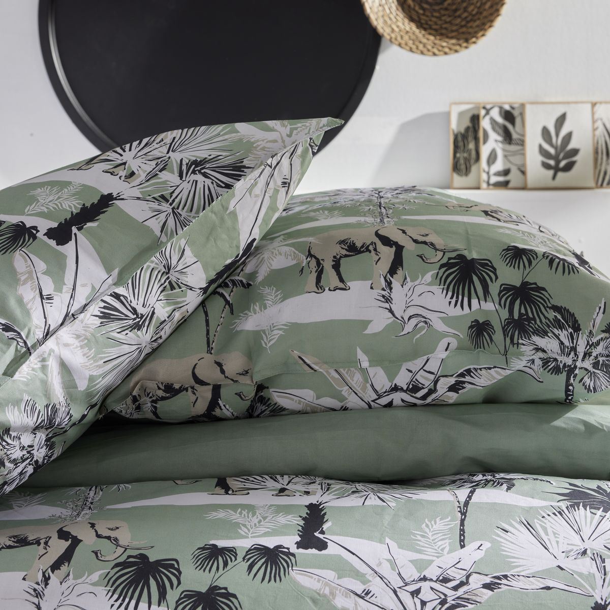 Sunshine - Patterned Bedding Set 17.21 - Celadon
