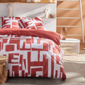 Sunshine - Juego De Cama Estampado 17.32 - Rojo