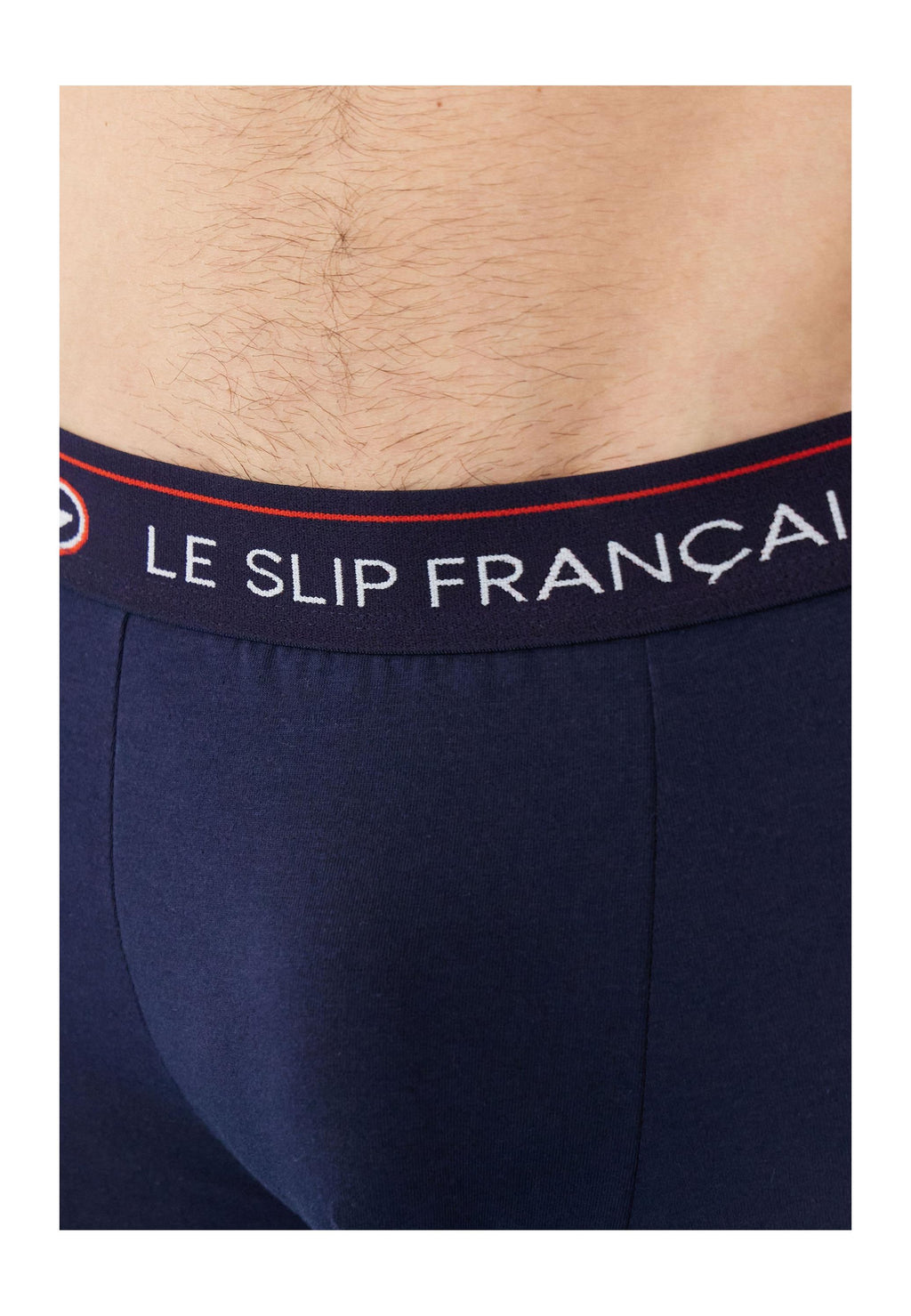 Set Di 3 Boxer In Cotone - Marine Bleu Jean Noir