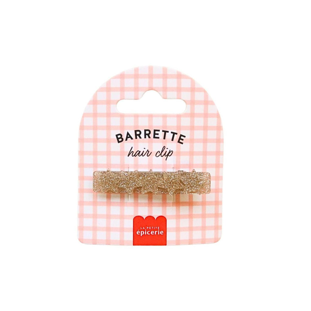 Hair Barrette - Champagne Star