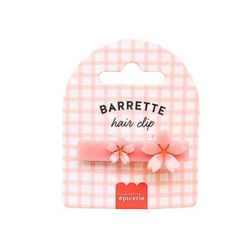 Hair Barrette - Sakura Pink