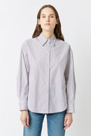 Bijou Sacha shirts - geometric MULTI WHITE