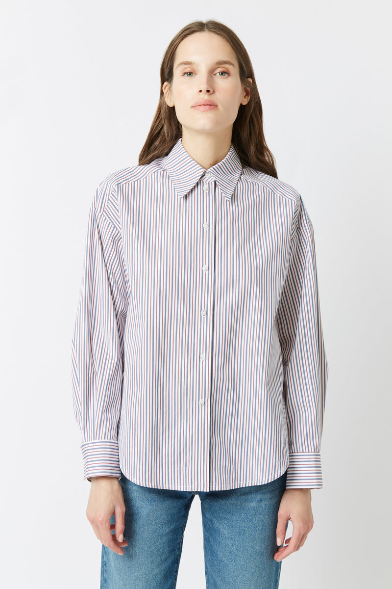 Bijou Sacha shirts - geometric MULTI WHITE
