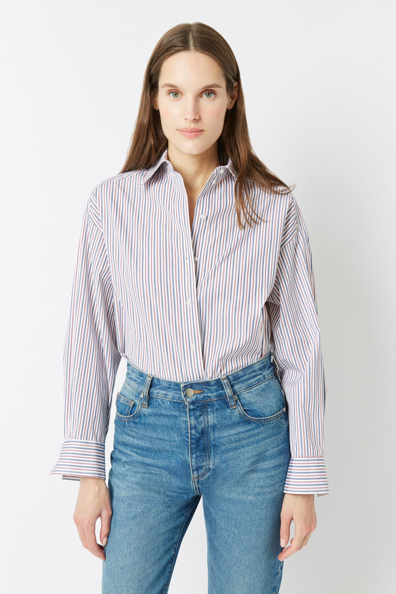 Bijou Sacha shirts - geometric MULTI WHITE