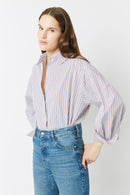 Bijou Sacha shirts - geometric MULTI WHITE
