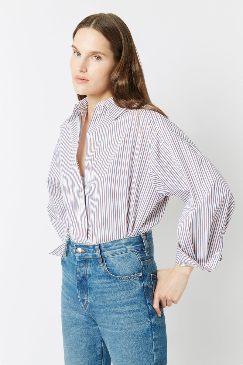 Bijou Sacha shirts - geometric MULTI WHITE