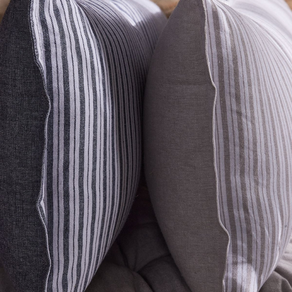 French Port - Coussin Chambray - Gris