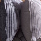 French Port - Coussin Chambray - Gris
