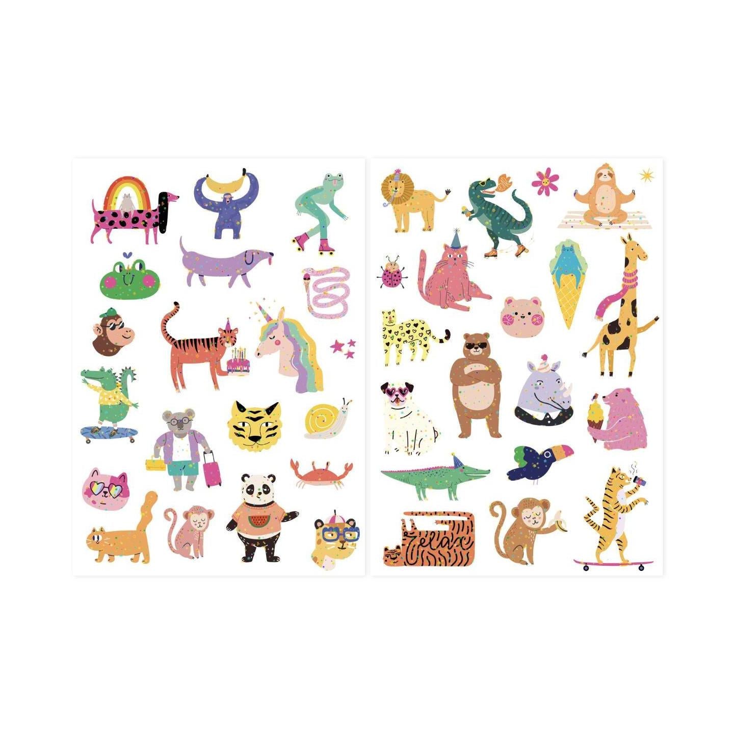 Pochette De 40 Tattoos - Cute Animals