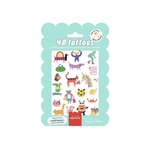 Pochette De 40 Tattoos - Cute Animals