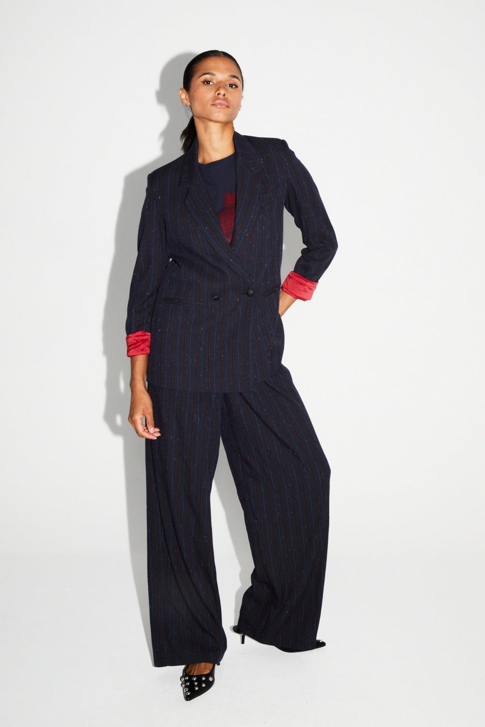 Blazer Ema Héritage Navy Fabriqué En Italie
